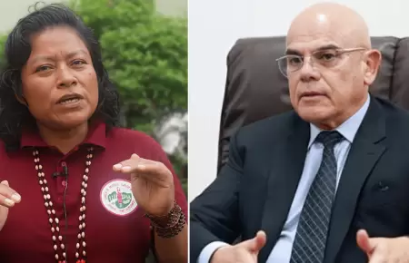Lideresa Awaj�n rechaza expresiones de ministro de Justicia