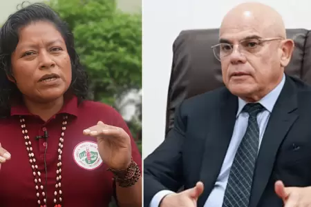 Lideresa Awaj�n rechaza expresiones de ministro de Justicia