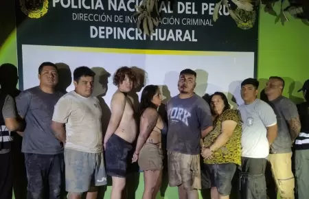 Huaral: capturan a ocho presuntos integrantes de "Los Lobos" tras intensa balace
