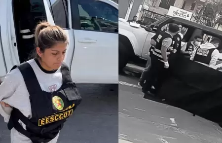 Expareja de 'Johsson Pulpo' llega a la Divincri de Trujillo: neg� haber recibido