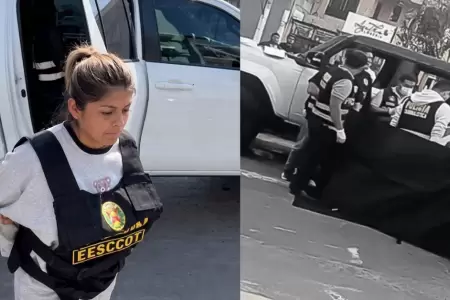 Expareja de 'Johsson Pulpo' llega a la Divincri de Trujillo: neg� haber recibido