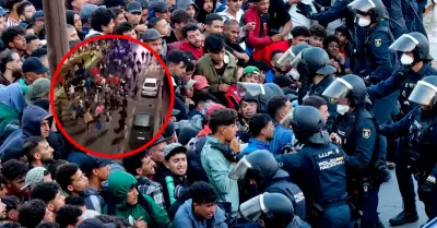 Miles intentaron ocupar un lugar en centro de albergue.