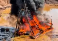 Golpe a la miner�a informal en Madre de Dios: PNP destruye bienes dedicados a esta actividad valorizados en m�s de S/ 54 millones