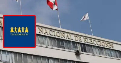 Transparencia solicita pronunciamiento al JNE por pol�micas candidaturas.