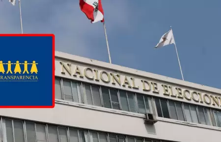 Transparencia solicita pronunciamiento al JNE por pol�micas candidaturas.