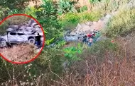 Tragedia en Trujillo: camioneta cae a un abismo y deja dos víctimas mortales