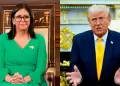 Donald Trump sostendr� una reuni�n in�dita con Delcy Rodr�guez durante la Asamblea General de la ONU