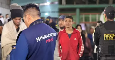 Megaoperativo fue realizado por la PNP y la Superintendencia Nacional de Migraci
