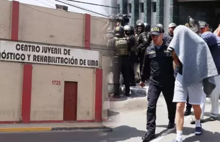 Los menores fueron internados en el centro juvenil.