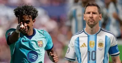 Lamine Yamal elogia a Lionel Messi