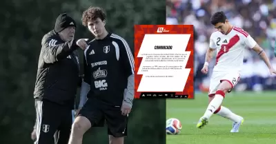 Fabio Gruber es desconvocado por lesi�n y Alfonso Barco toma su lugar en la fech