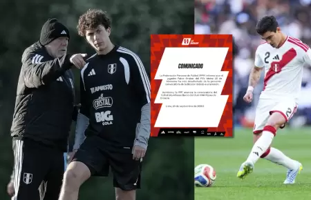 Fabio Gruber es desconvocado por lesi�n y Alfonso Barco toma su lugar en la fech