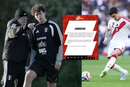 Fabio Gruber es desconvocado por lesi�n y Alfonso Barco toma su lugar en la fech