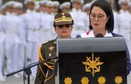 Keiko Fujimori anuncia en ceremonia de las FF. AA.: "Tomaré todas las decisiones necesarias para lograr el orden"