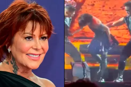 Alejandra Guzm�n cancela concierto por problemas f�sicos.