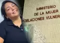 Ministerio de la Mujer condena asesinato de Susy Aponte y pide a Fiscal�a esclarecer crimen