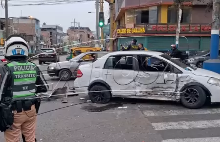 Un muerto y dos heridos en accidente de tr�nsito en SJM