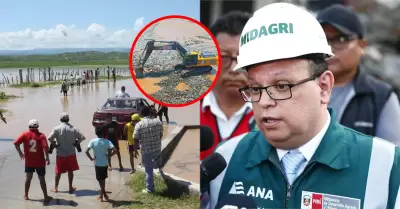 Titular viaj� a Piura para acelerar labores de descolmataci�n.