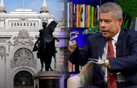 Premier Luis Galarreta sobre pedido de facultades.