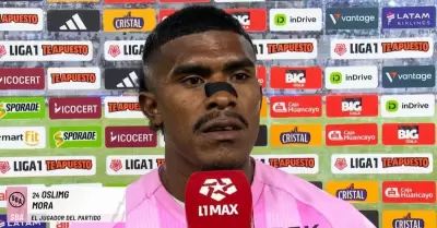 Oslimg Mora y su hinchaje por Alianza Lima