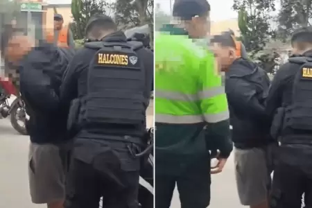 Menor de 14 a�os dispar� contra mototaxista y polic�as durante intervenci�n en S