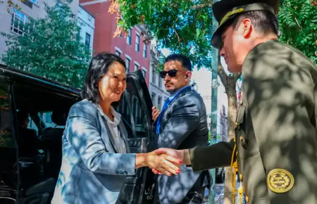 Keiko Fujimori lleg� a EE. UU.: participar� en Asamblea de la ONU.