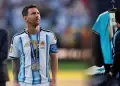 Lionel Messi presenta camiseta especial para su despedida de la selecci�n argentina ante Ben�n