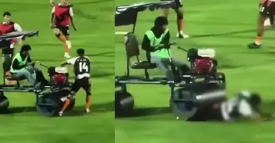 Townsend volvi� al campo tras accidente.