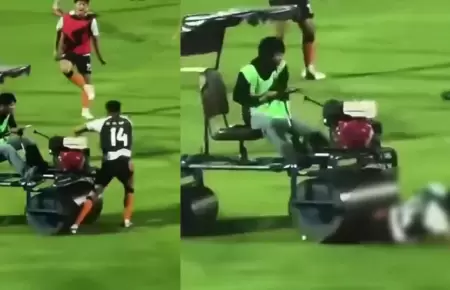 Townsend volvi� al campo tras accidente.