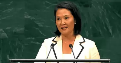 Keiko Fujimori comparece ante las Naciones Unidas