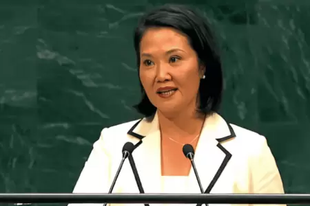 Keiko Fujimori habla sobre la lucha contra el crimen ante la ONU