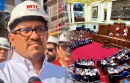 Ministro de Transportes respalda a titulares del Interior y Educación tras moción de censura e interpelación