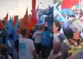 ERM 2026: simpatizantes de Rafael L�pez Aliaga y Fuerza Popular se enfrentaron antes del debate municipal