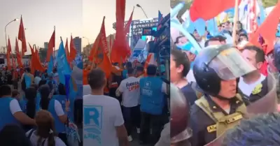 PNP separ� a ambos grupos antes del debate.
