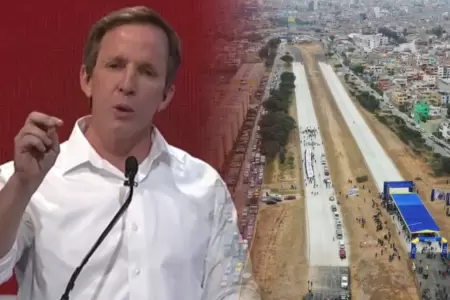 El candidato critic� las obras de la anterior gesti�n.