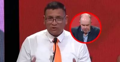 El candidato de Fuerza Popular lanz� duro dardo.