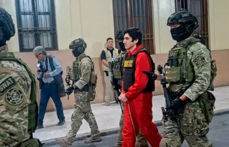 'Jhonsson Pulpo' fue internado en la Base Naval del Callao.
