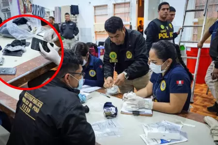 Incautan drogas, armas blancas y m�s de 35 celulares en penal Anc�n I