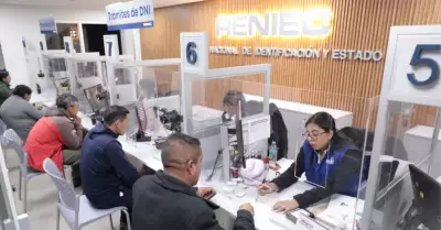 Reniec ampl�a su horario de atenci�n