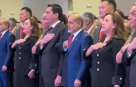 Dina Boluarte reaparece en actividad p�blica