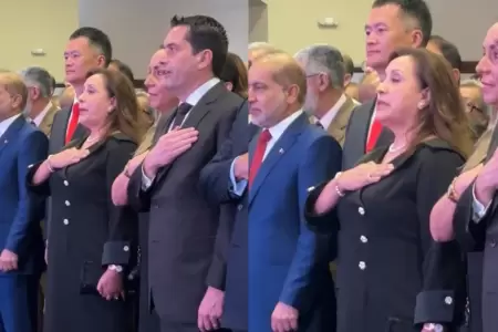 Dina Boluarte reaparece en actividad p�blica