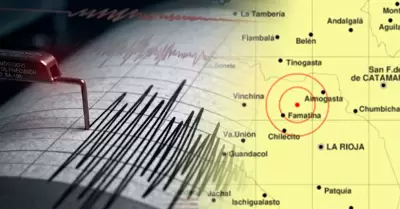 Sismo en Argentina: epicentro y detalles del temblor.