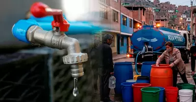 Corte de agua el 24 de septiembre, seg�n Sedapal.
