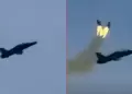 �Se salvan de milagro! Dos pilotos brit�nicos se eyectan y sobreviven tras estrellarse su avi�n en Gales