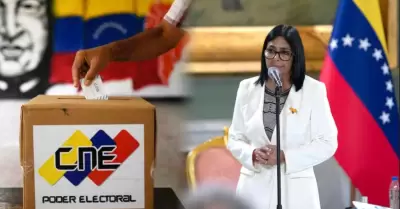 Rodr�guez anunci� comicios en la sesi�n internacional.