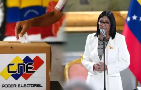 Rodr�guez anunci� comicios en la sesi�n internacional.