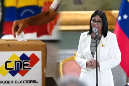 Rodr�guez anunci� comicios en la sesi�n internacional.