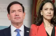Marco Rubio asegura desconocer si Mar�a Corina Machado eval�a retornar a Venezuela