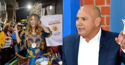 Joaqu�n Ram�rez chotea a Sheyla en vivo