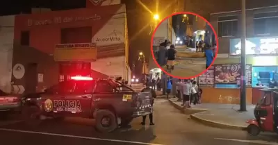 Hombre resulta herido en medio de persecuci�n policial